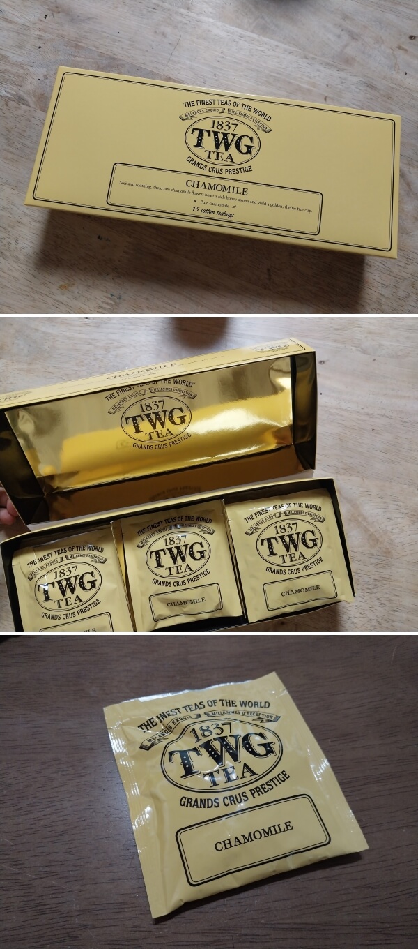  TWG 1837 TEA 캐모마일 불면증 특효약