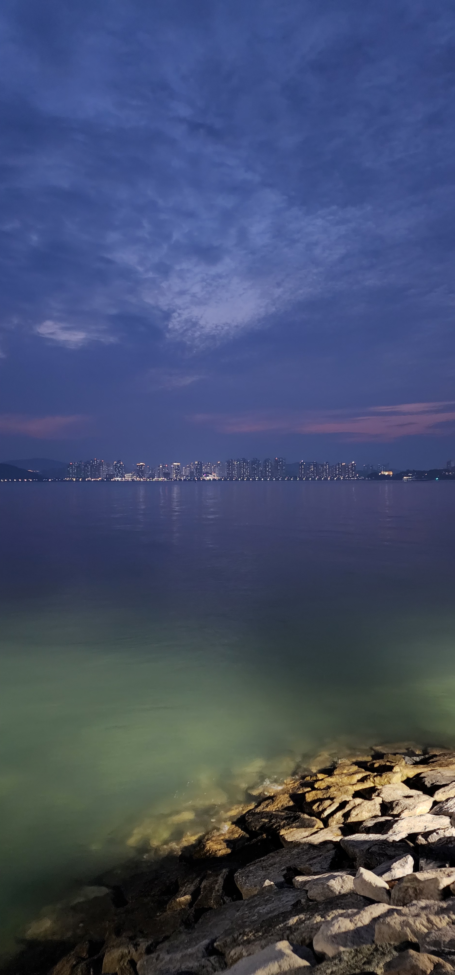  월미도의 아름다운 밤풍경