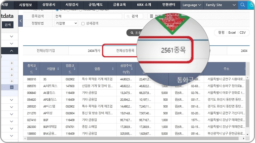 전체상장종목-수