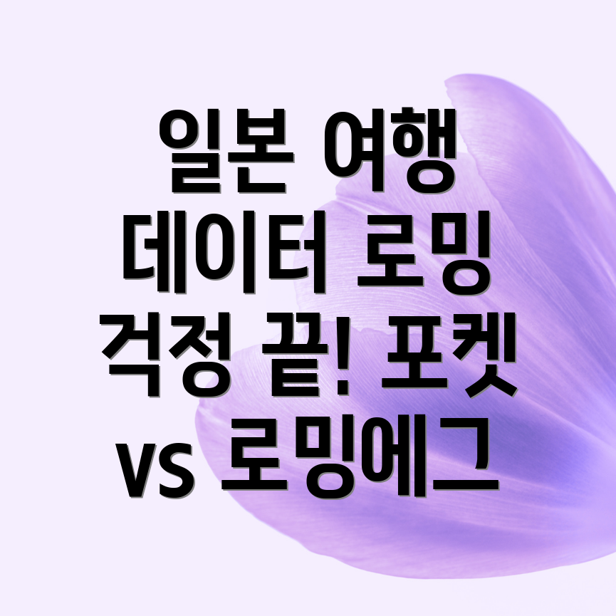 일본 데이터 로밍