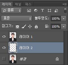 포토샵 배경 수정하는법 새 레이어 추가