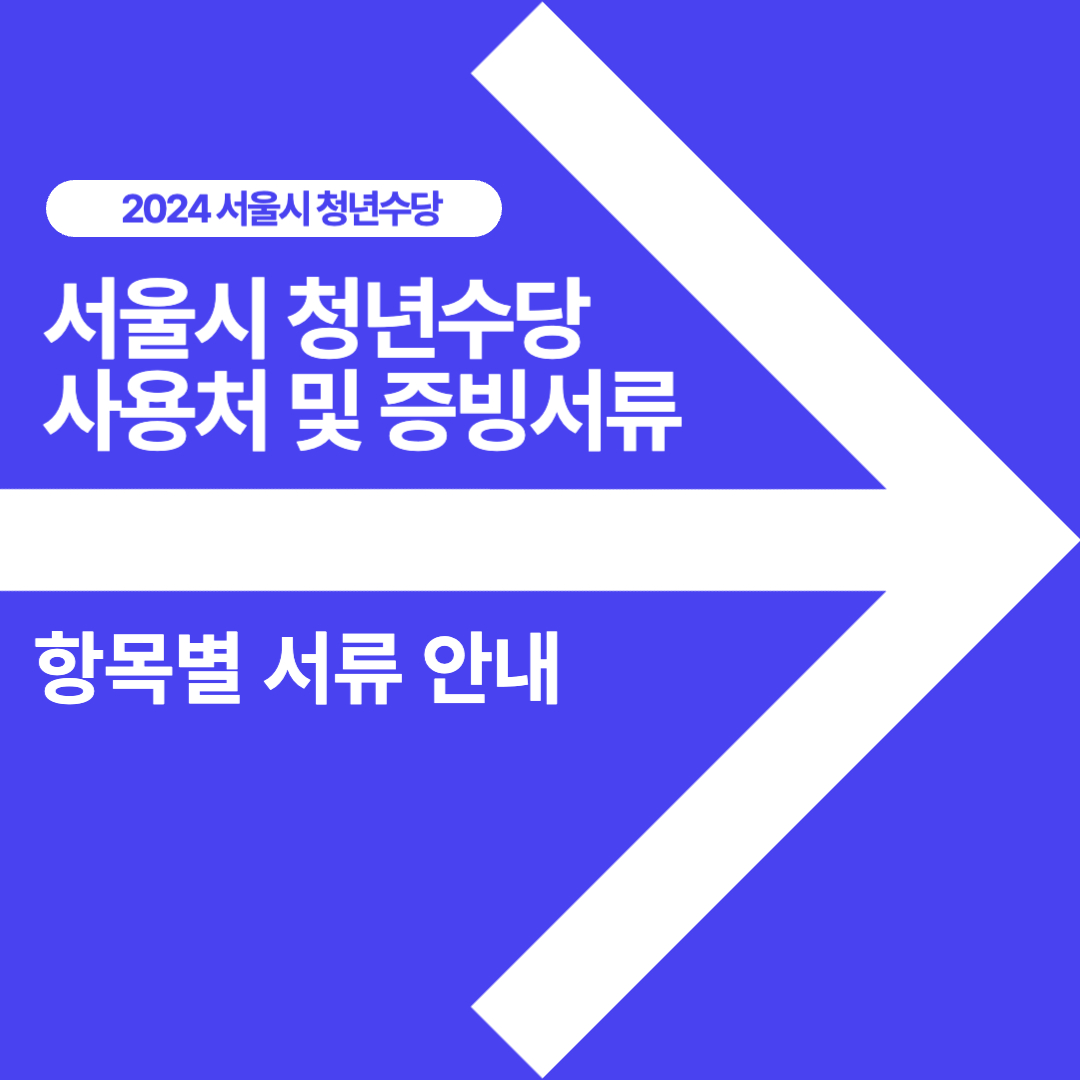 청년수당 사용처 안내