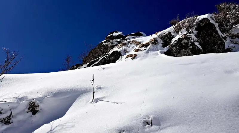 지리산 설경 상고대