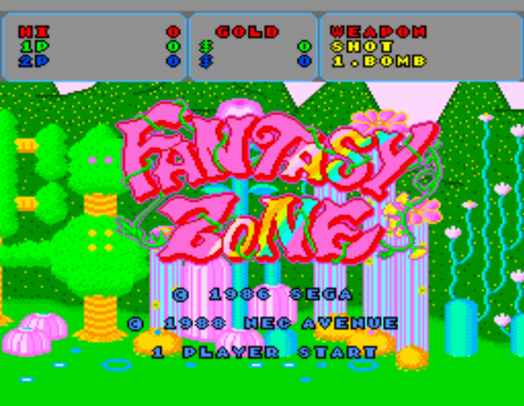 ファンタジーゾーン (PC 엔진 - PCE - PC-Engine - PCエンジン) 롬파일 다운로드