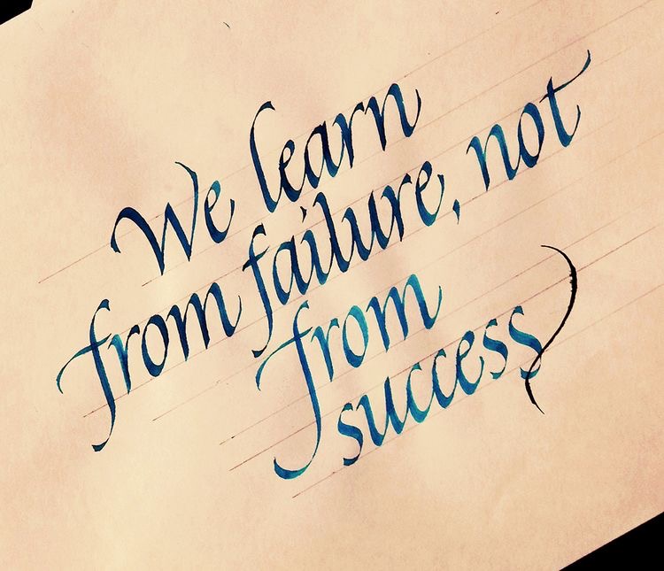  캘리그라피 - 영문캘리그라피 예제