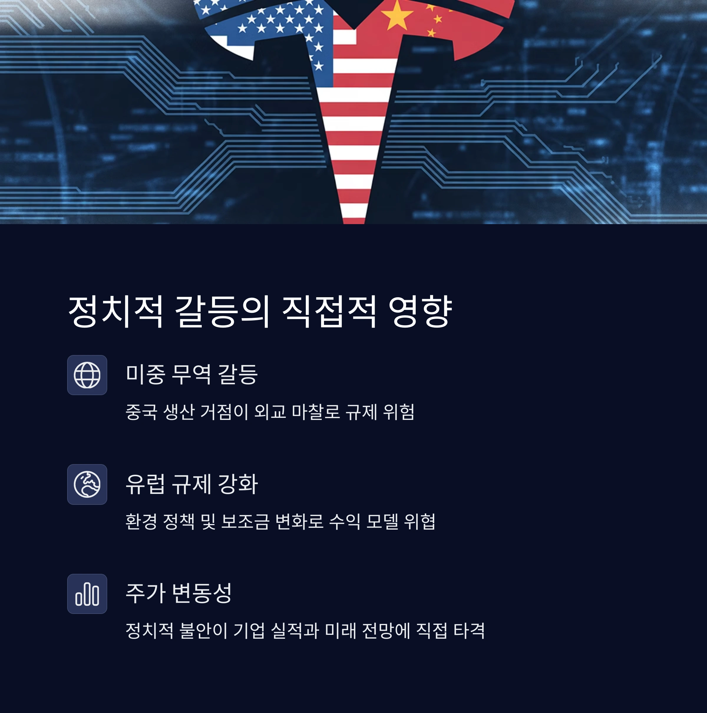 정치 갈등이 불러온 테슬라 주가 충격, 왜 지금일까?