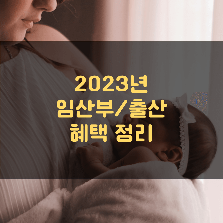 2023년 출산 지원금 및 임산부 혜택 총 정리