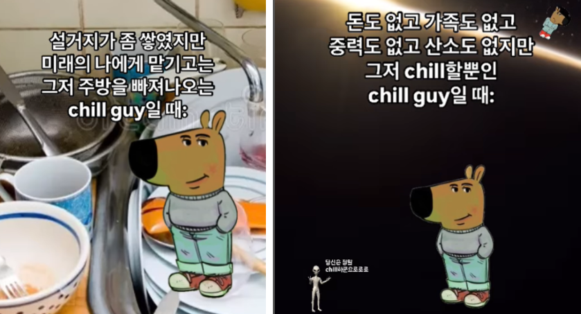 CHILLGUY밈 칠가이 인스타그램 릴스