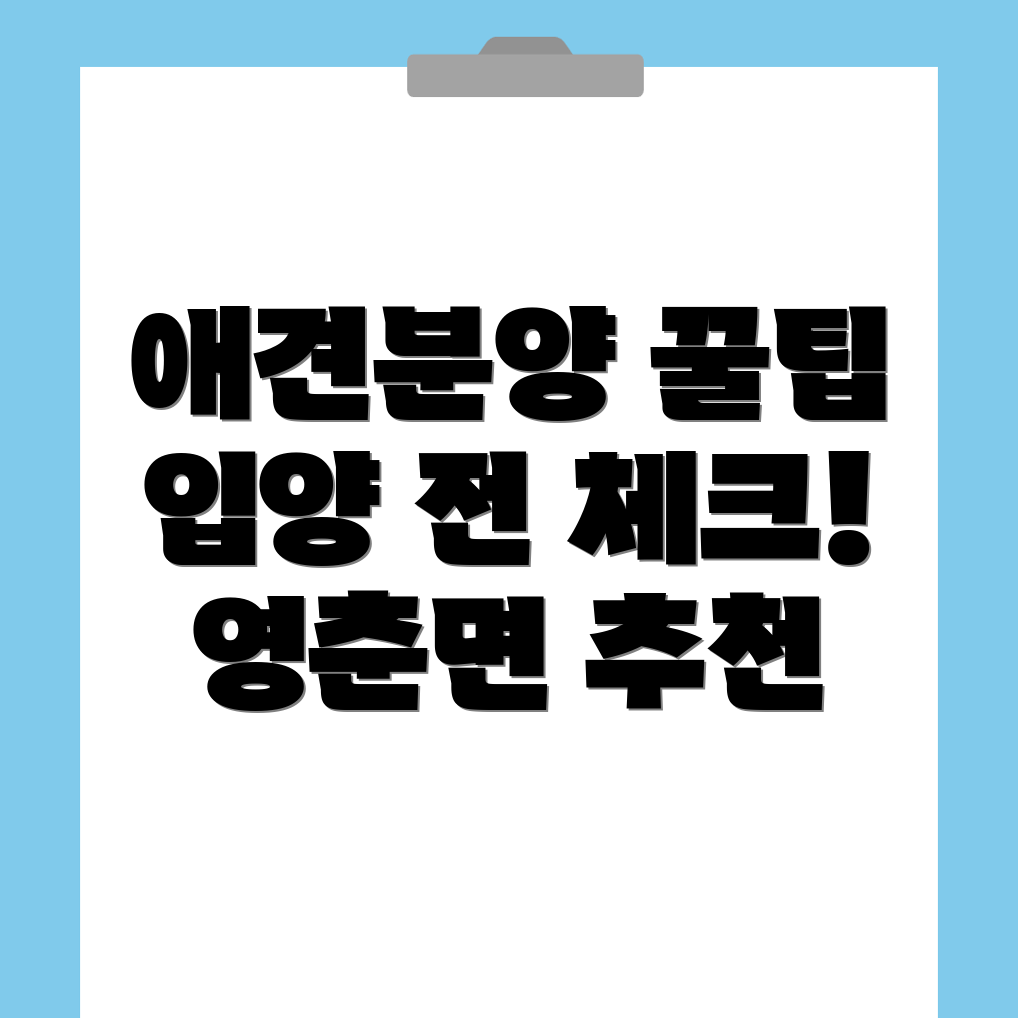 단양 애견분양