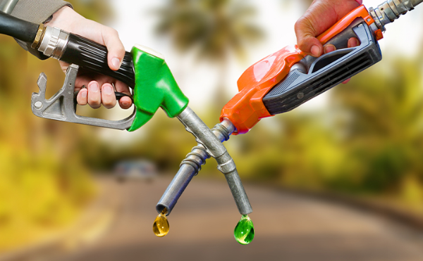 고급 휘발유, 혼합주유?