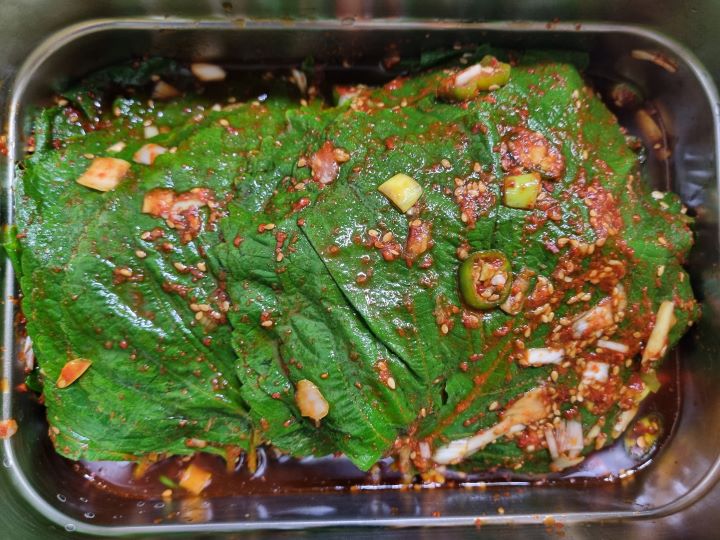 깻잎장아찌 만들기