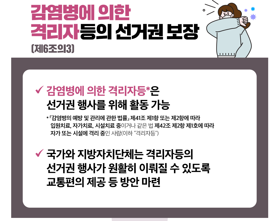 코로나 확진자 투표