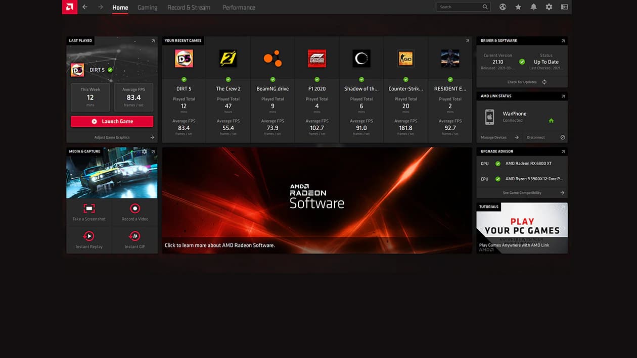 AMD-공식-홈페이지-라데온-소프테웨어-사진