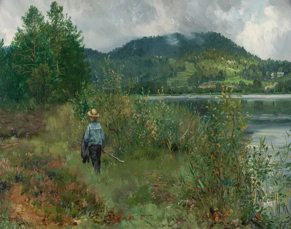 크리스티안 스크레드스빅(Christian Skredsvig), 노르웨이, 화가, 1854-1924