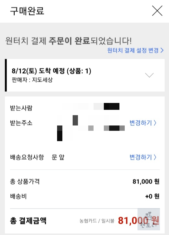 별자리 지구본 구매내역