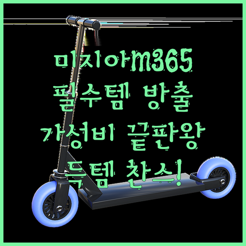 샤오미 미지아 M365 스쿠터 필수템