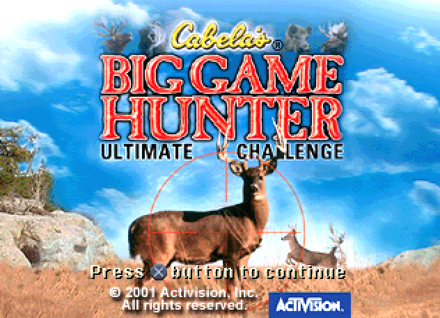  Activision - 카벨라스 빅 게임 헌터 얼티밋 챌린지 북미판 Cabela's Big Game Hunter Ultimate Challenge USA (플레이 스테이션 - PS - iso 다운로드)