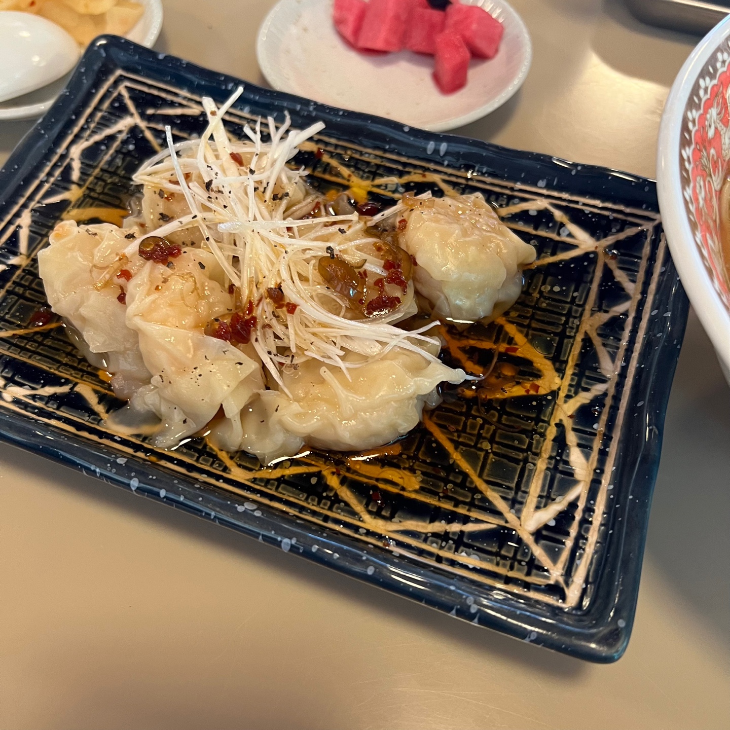 새우 만두 모습