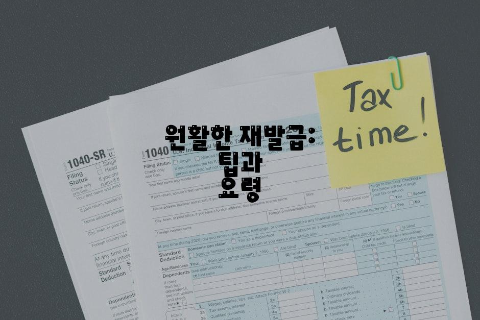 원활한 재발급: 팁과 요령