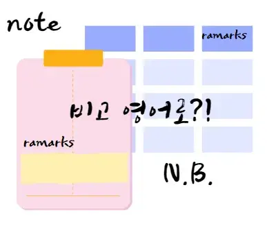 비고-영어-로-note-remark-NB