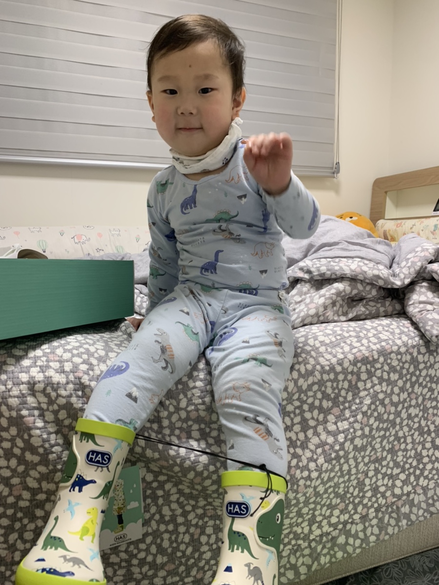 레인부츠 :: 코스트코 공룡 장화 HAS KIDS RAINBOOTS 헤즈 키즈