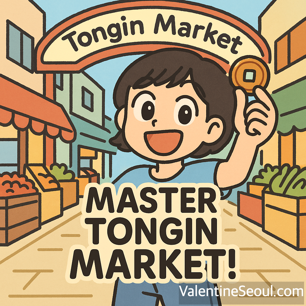 Seoul Seochon Tongin Market Tour: Master the Coin Lunchbox & Foodie Tips