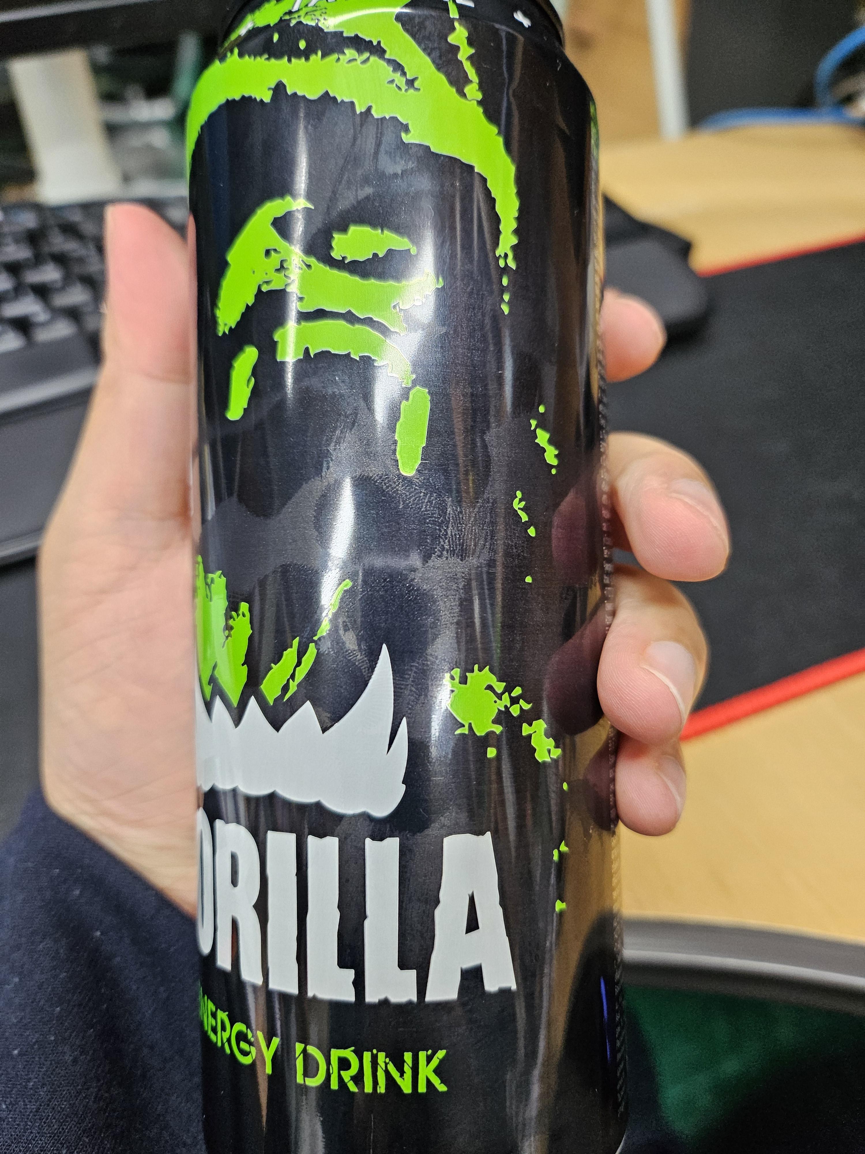 고릴라 에너지 드링크(Gorilla Energy Drink) 카페인 함량 및 용량