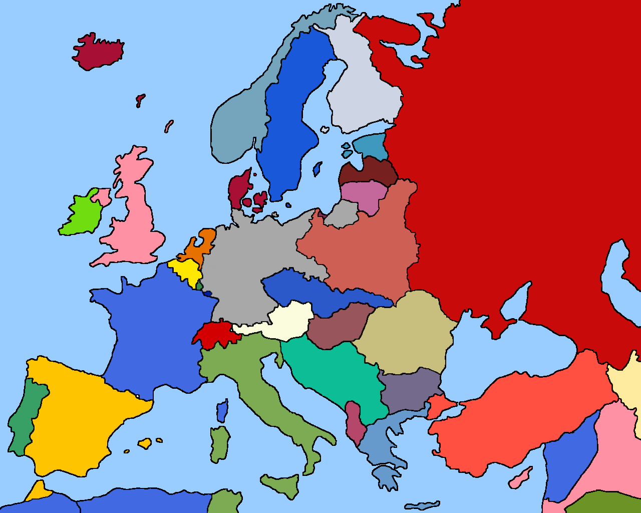 1930년대 유럽 지도