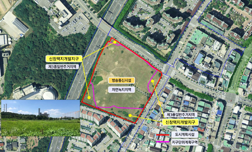  수완동 KBS 제3라디오 송신소 부지 도시관리계획 결정(변경)(안)