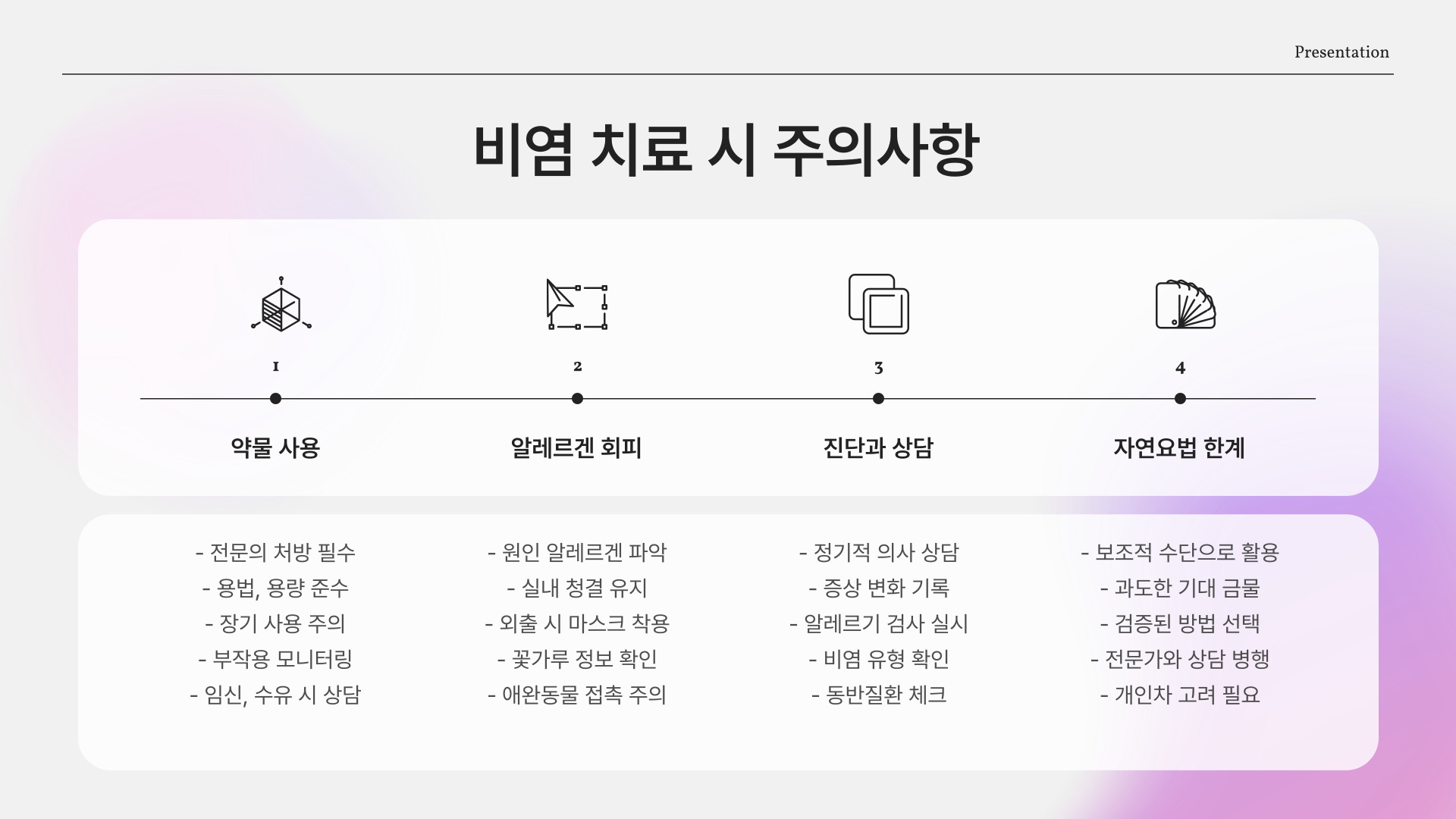 비염 치료방법