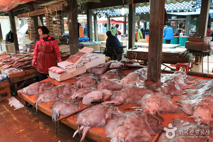 함평 천지 전통시장 전경 이미지