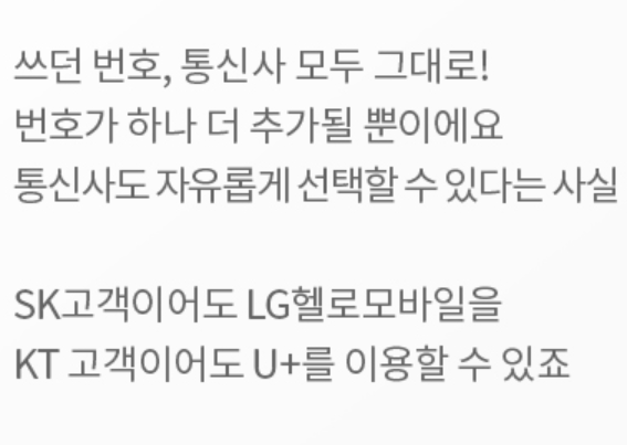 LG 헬로모바일 이심 요금제