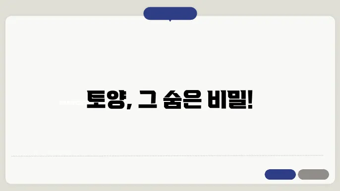 토양 분석 시스템의 형태와 사용