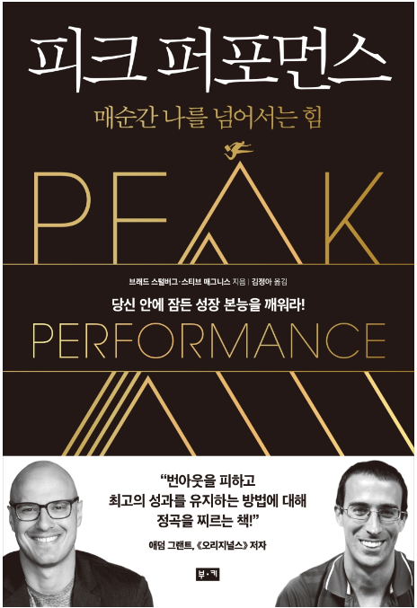  피크 퍼포먼스 (매순간 나를 넘어서는 힘) - 브래드 스필버그/스티브 매그니스 : 성공의 루틴 발견하기