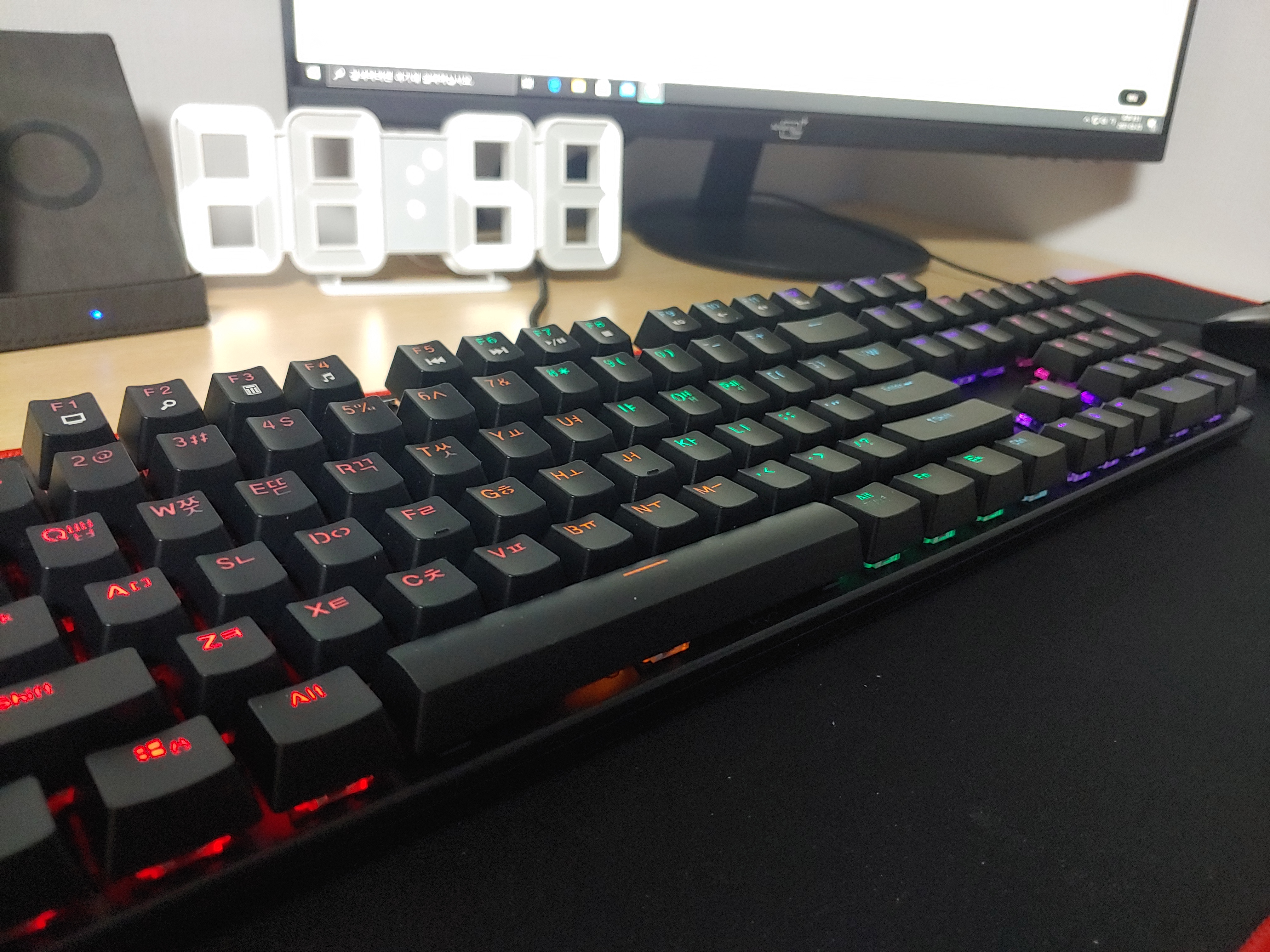  가성비 청축 기계식키보드 HACKER K640 키보드 리뷰