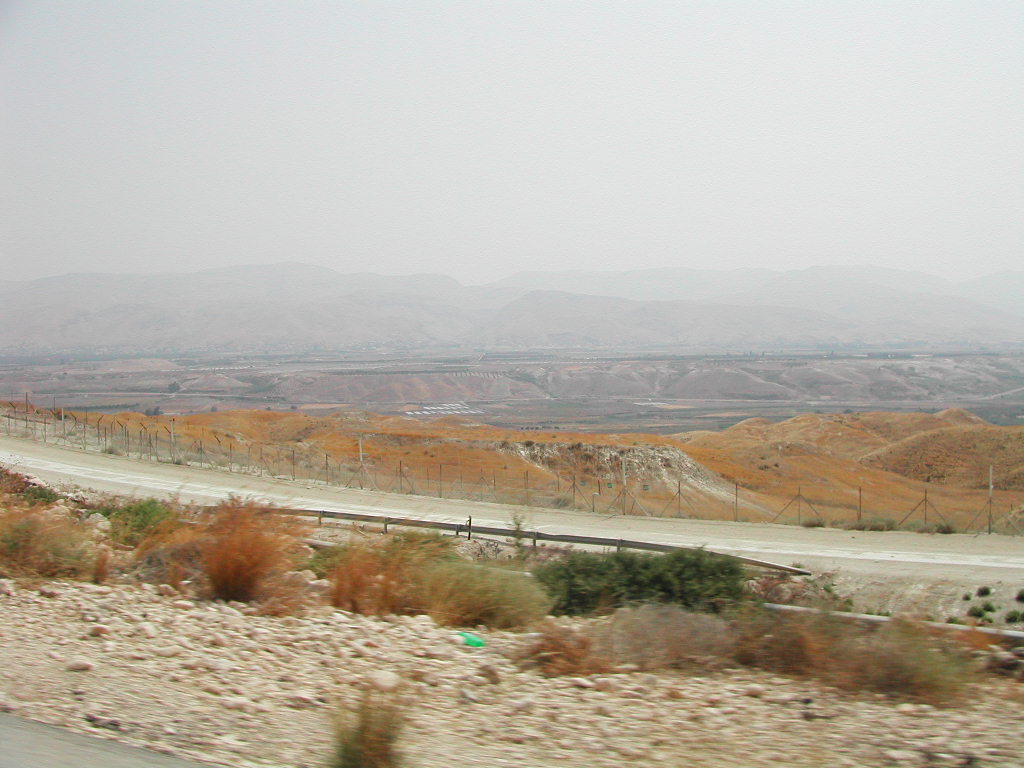 이스라엘-요르단-국경-웨스트뱅크따라-가는길-풍경