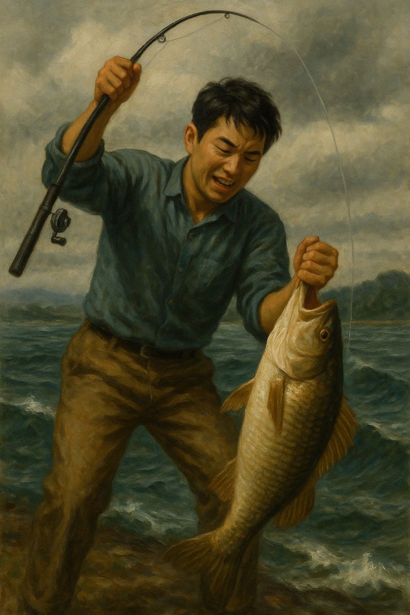 물고기를 낚는 꿈 해몽 – 행운과 기회