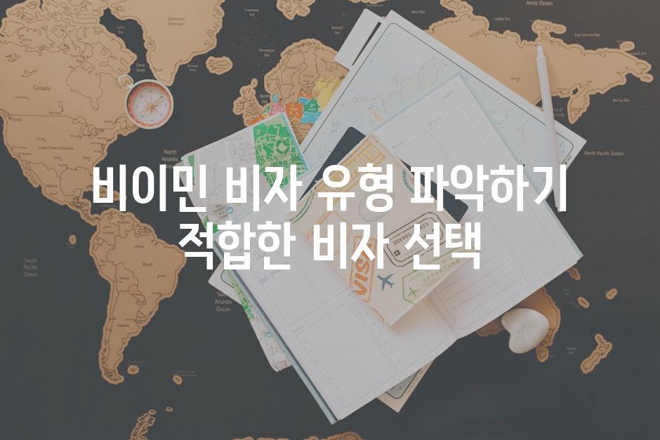 비이민 비자 유형 파악하기 적합한 비자 선택