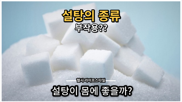  설탕의 종류와 주의해야 할 부작용