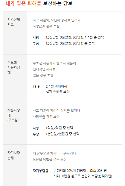캐롯 퍼마일 보장내용 사진
