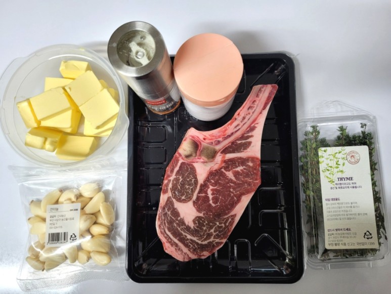 이마트 토마호크 스테이크 [내돈내산] 이마트 와인 2종 14