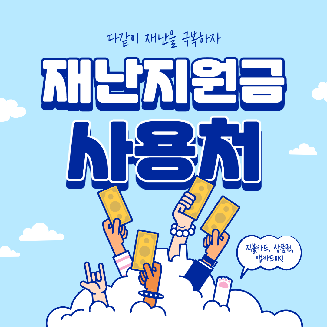  재난 지원금 사용 가능한 곳 불가능한 곳 알아보고 재난 지원금 주의 사항 알아보자