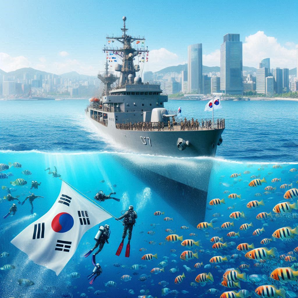 해군의 군함이다.