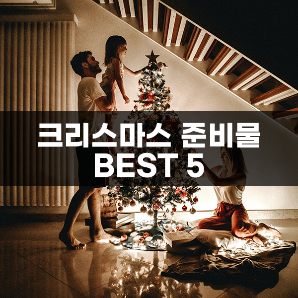  크리스마스 파티 준비중이라면 꼭 봐야하는 아이템 BEST 5
