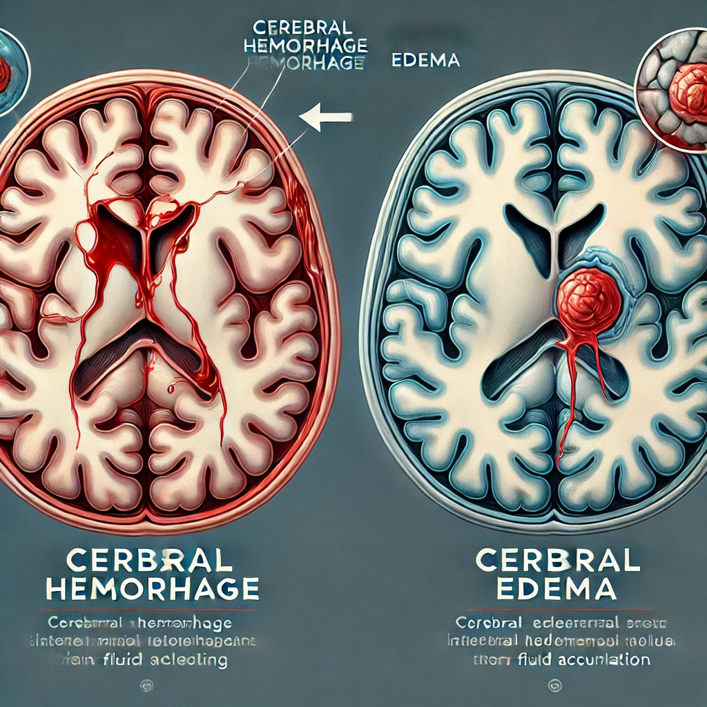 뇌출혈과 뇌부종