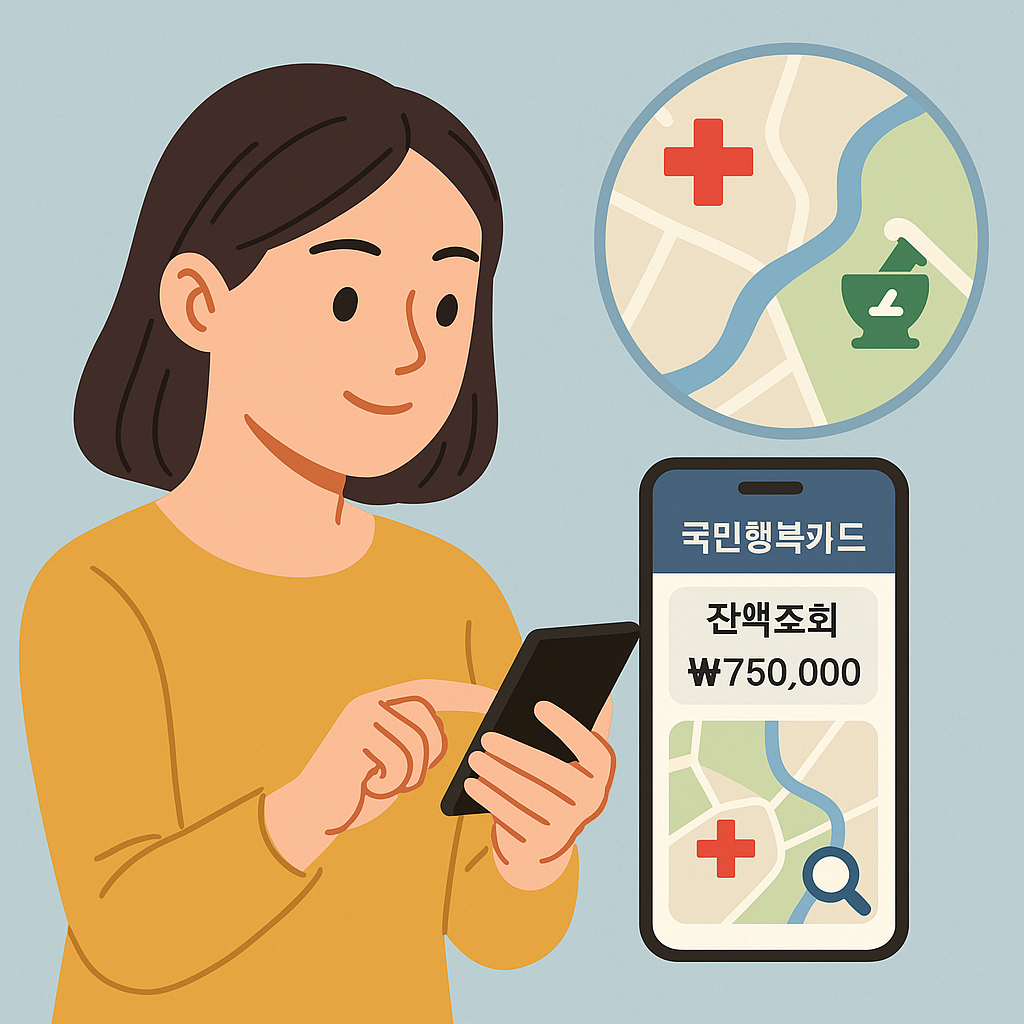 국민행복카드 잔액조회와 병원·약국 사용처 찾는 법
