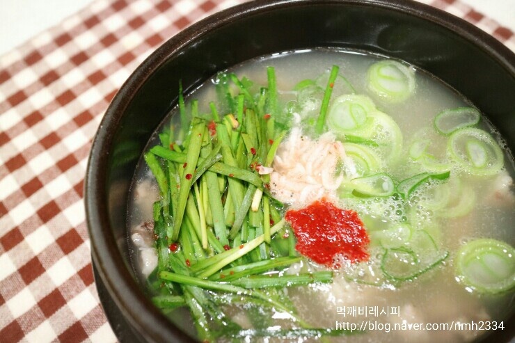 백종원 돼지국밥 레시피