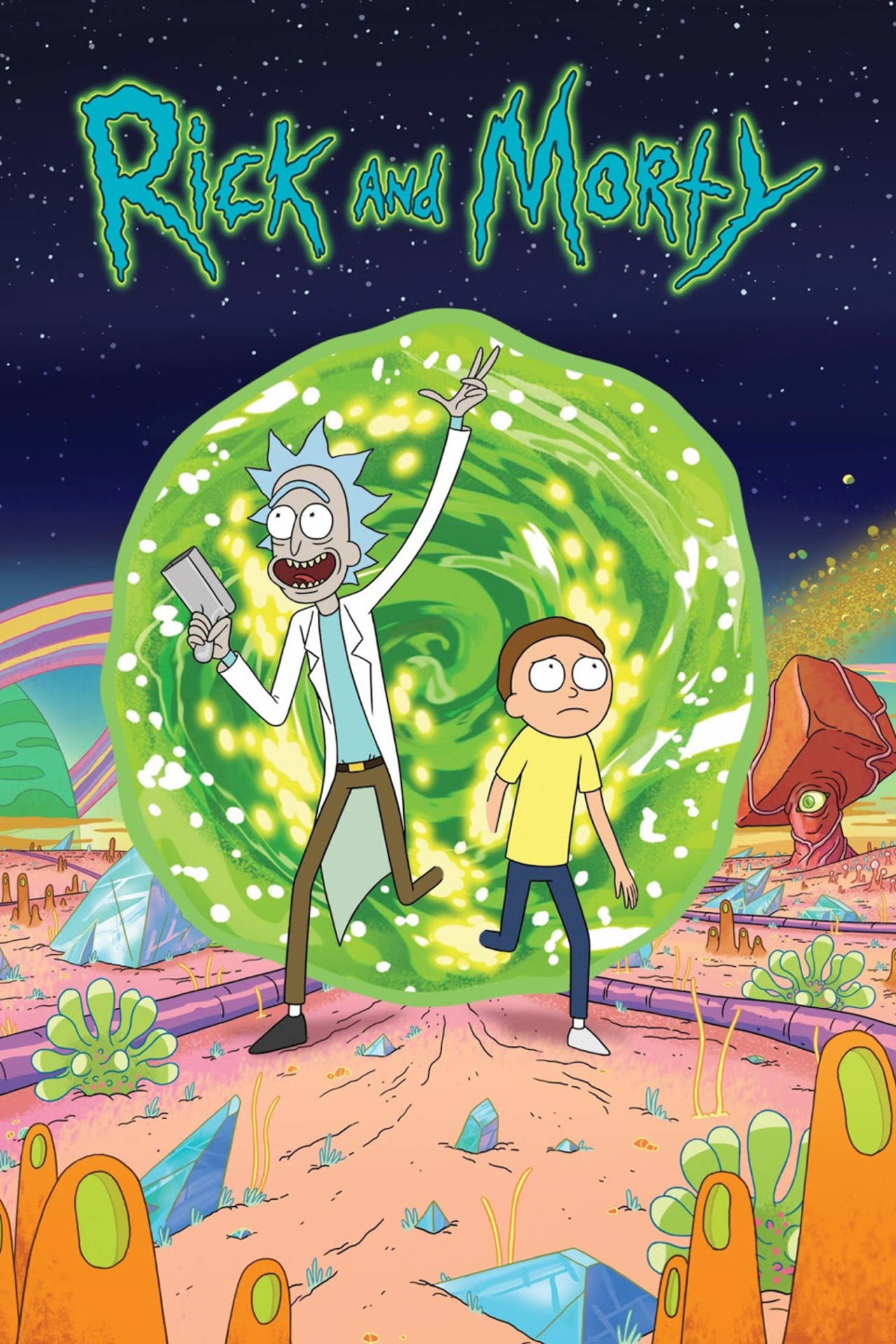 릭 앤 모티 (Rick and Morty)&#44; 최고 인기 미국 애니메이션