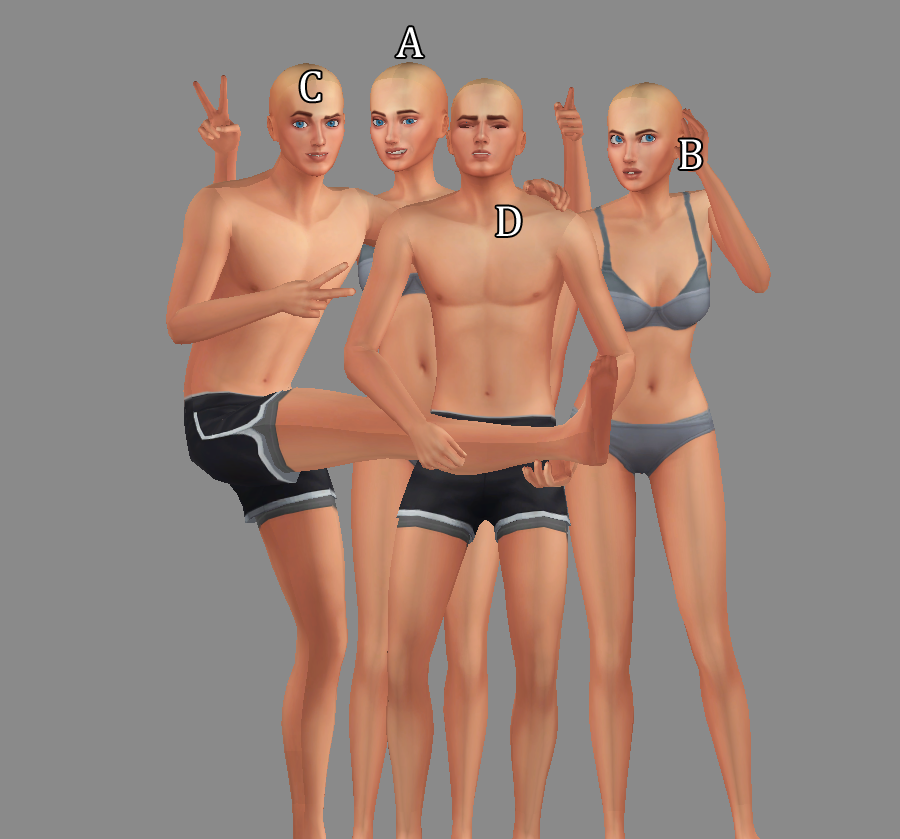 When you finally figure out how to make custom poses. : r/thesims