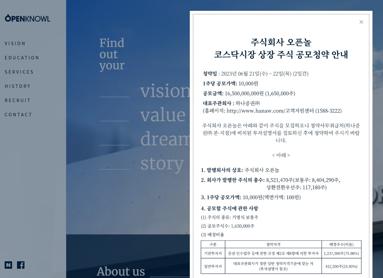오픈놀 (440320) 주식 주가 거래소 공시 신규상장